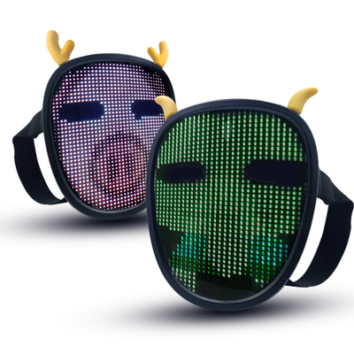 Akıllı Çocuklar LED Yüz Maskesi Yüz Dönüştürücü 1200mAh Şarj Edilebilir Pil