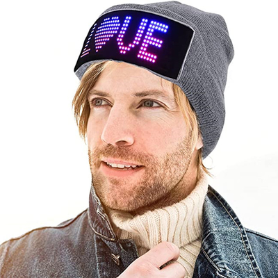 Bluetooth Programlanabilir Ekran Light Up Cap APP DIY