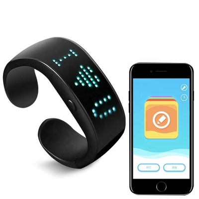 Ekran Mesajı Uzaktan Kumanda LED Bileklik Bluetooth Düzenlenebilir