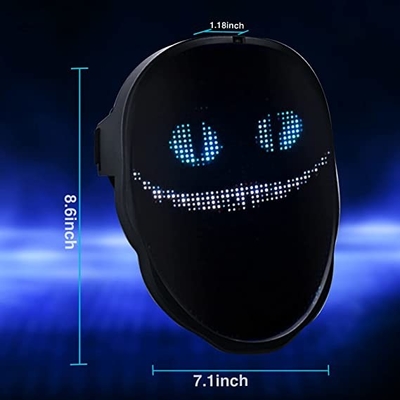 2000mAh Akıllı LED Yüz Maskesi