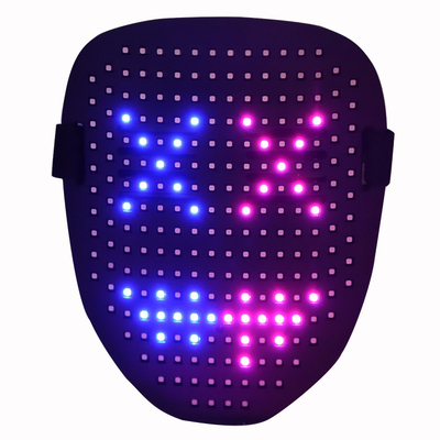 Karanlıkta Parlayan Jest Algılama Işığı ile 5V 1A LED Yüz Maskesi