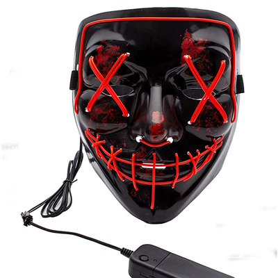 Masquerade Light Up Halloween Tasfiye Maskesi 10 Farklı Renkle Aydınlık