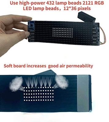 Bluetooth LED Programlanabilir Şapka Özelleştirilmiş Uygulama Kontrolü Akıllı Kapak