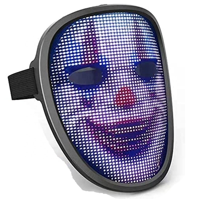 Tiktok Patlayıcı LED Tam Yüz Değiştiren Çocuklar İçin Maske USB Şarjlı
