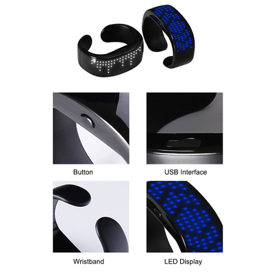 Bluetooth Uzaktan Kumandalı LED Bileklik Uygulama Programı Metin Kalıbı